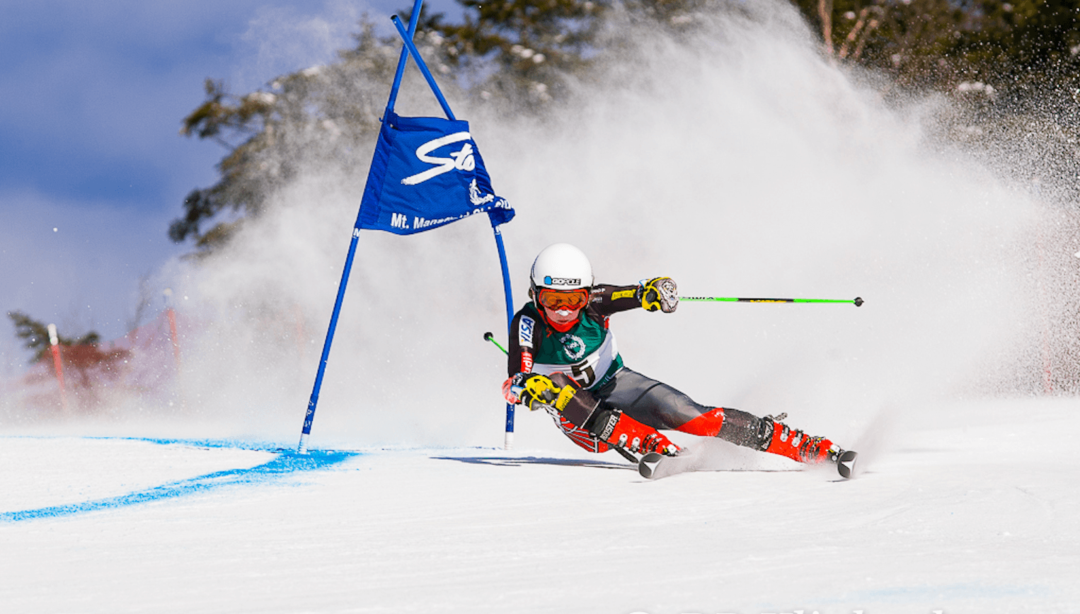 Alpine ski racing